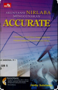 Akuntansi Nirlaba menggunakan accurate: Pembahasan studi kasus sangat sederhana. mudah diaplikasikan pada organisasi nirlaba