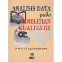 Analisis Data Pada Penelitian Kualitatif