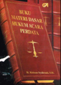 Buku materi dasar hukum acara perdata