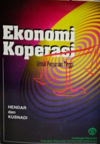 Ekonomi koperasi : untuk perguruan tinggi