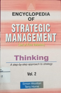 Encyclopedia of strategic management : Thinking