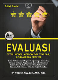 Evaluasi, teori, model, metodologi, standar, aplikasi dan profesi