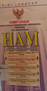 Himpunan Peraturan Perundang-Undangan HAM