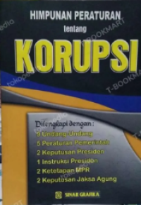 Himpunan peraturan tentang korupsi