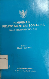 Himpunan Pidato Mentri Sosial RI