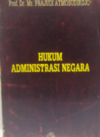 Hukum Administrasi Negara