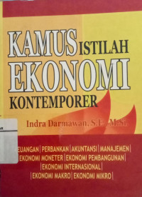 Kamus istilah ekonomi kontemporer