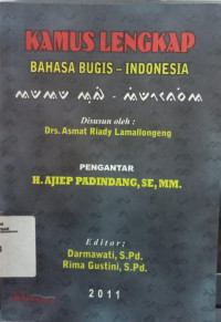 Kamus Lengkap Bahasa Bugis-Indonesia