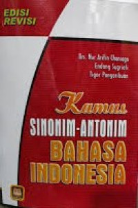 Kamus sinonim antonim Bahasa Indonesia