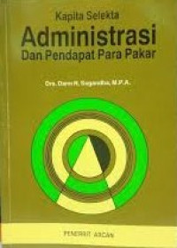 Kapita selekta : Administrasi pendapatan para pakar