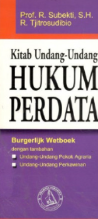 Kitab Undang-Undang Hukum Perdata