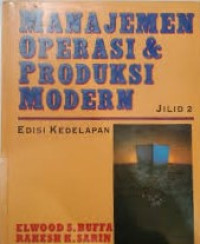 Manajemen Operasi Dan Produksi Modern