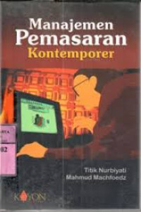 Manajemen Pemasaran Kontemporer