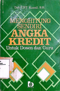 Menghitung sendiri angka kredit untuk dosen dan guru