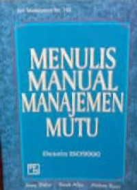 Menulis manual manajemen mutu