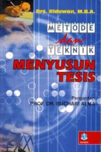 Metode dan Teknik Menyusun Tesis