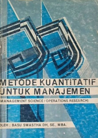 Metode Kuantitatif Untuk Manajemen