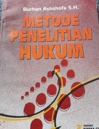 Metode penelitian hukum