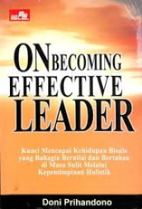 On becoming effective leader