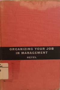 Organization Your Job In Management