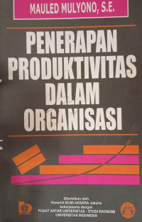 Penerapan Produktivitas Dalam Organisasi