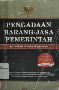Pengadaan Barang/Jasa Pemerintah