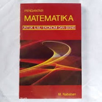 Pengantar matematika untuk ilmu ekonomi dan bisnis