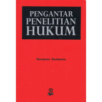 Pengantar penelitian hukum