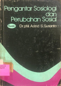 Pengantar sosiologi dan perubahan sosial