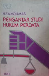 Pengantar studi hukum perdata