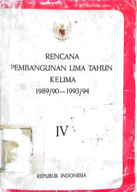 Rencana pembangunan lima tahun kelima 1989/1990-1993/1994