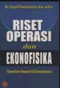 Riset operasi  dan ekonofisika