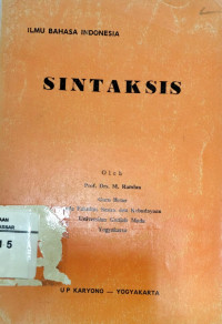 Sintaksis