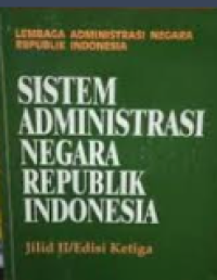 Sistem administrasi Republik Indonesia