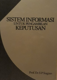 Sistem Informasi Untuk Pengambilan Keputusan