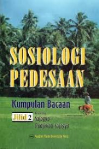 Sosiologi pedesaan: kumpulan bacaan