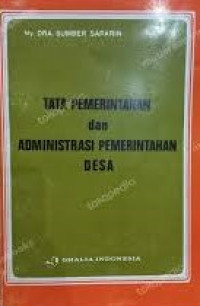 Tata pemerintahan dan administrasi pemerintahan desa I