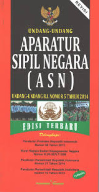 Undang- Undang Aparatur Sipil Negara (ASN)