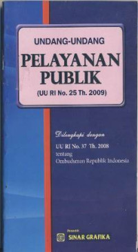 Undang-Undang Pelayanan Publik