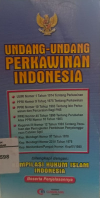 Undang-Undang Perkawinan Indonesia