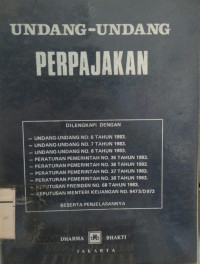 Undang-Undang Perpajakan