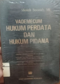 Vademecum hukum perdata dan hukum pidana